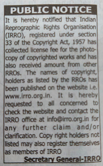 public notice